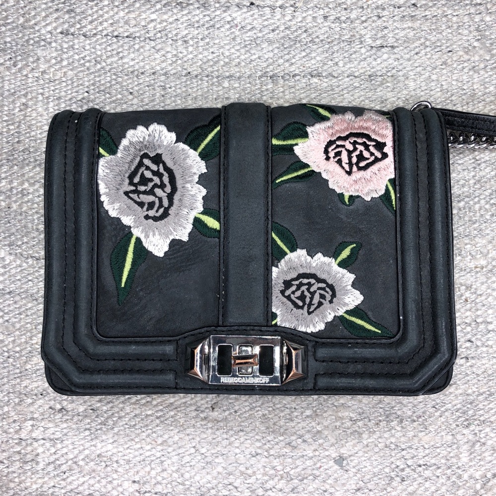Rebecca Minkoff Crossbody Floral Embroidered Bag